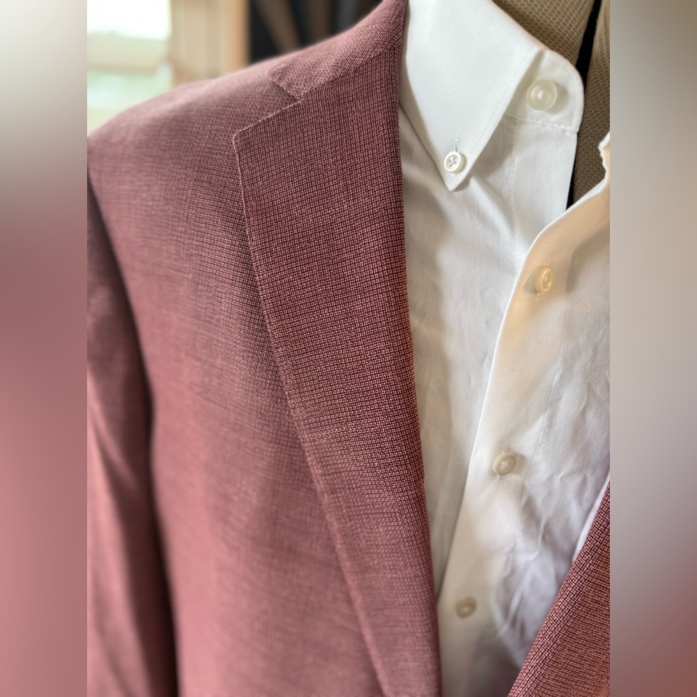 Brooks Brother Classic Fit Blazer in Rose Pink - Picture 5 of 6